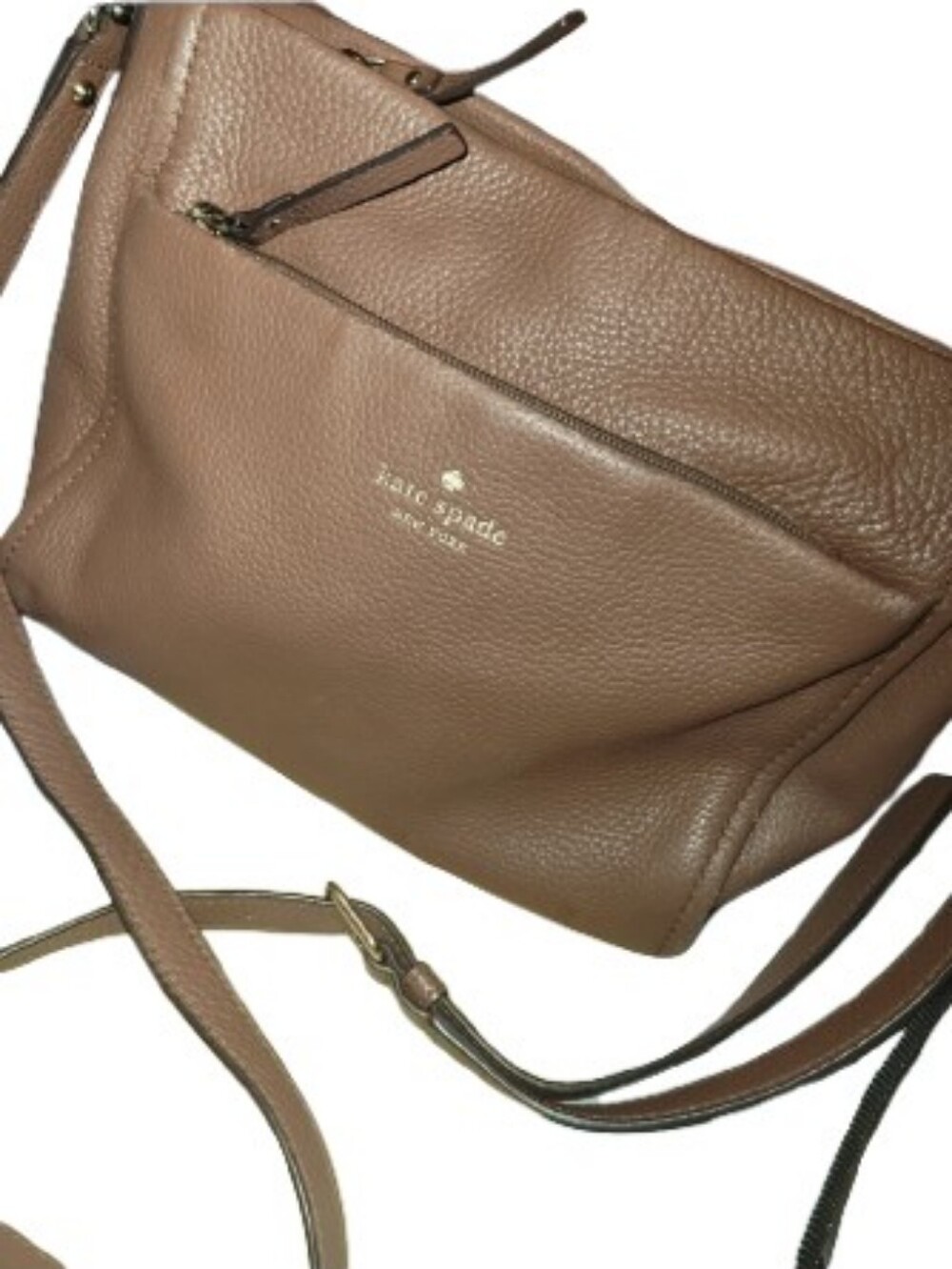 Kate Spade Brown Leather Top-Handle Tote - Picture 4 of 6